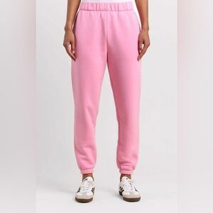 Nuuds Vintage Fleece Jogger Bubblegum Pink Medium Sweatpants